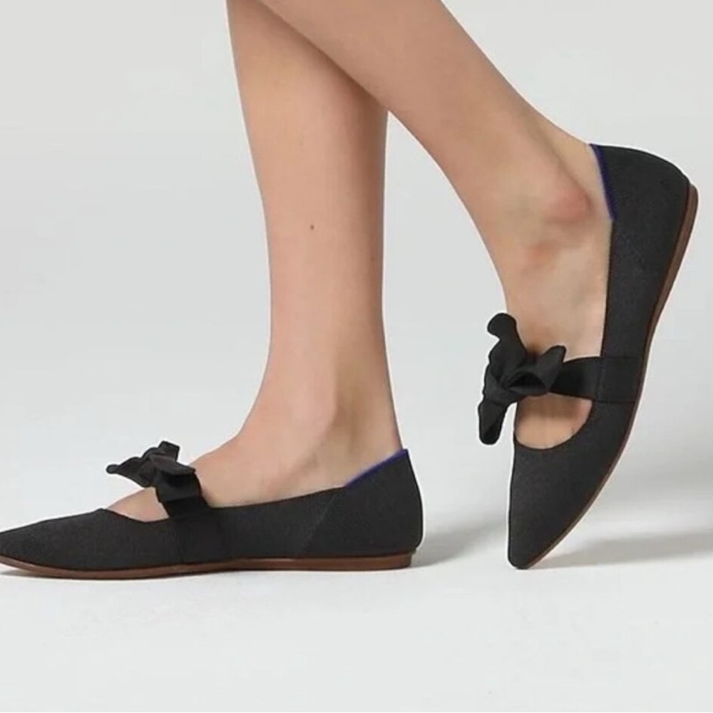 Rothy’s The Point Bow Mary Jane Flats